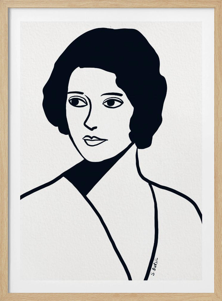 Vintage vrouw | Poster