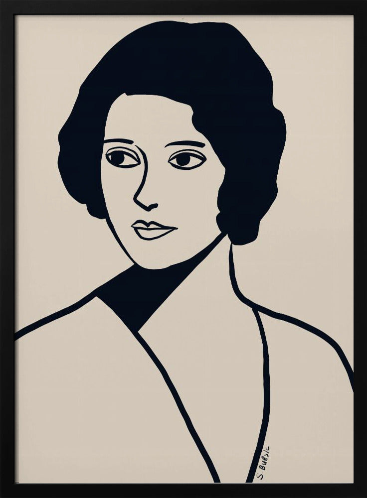 Vintage vrouw | Poster
