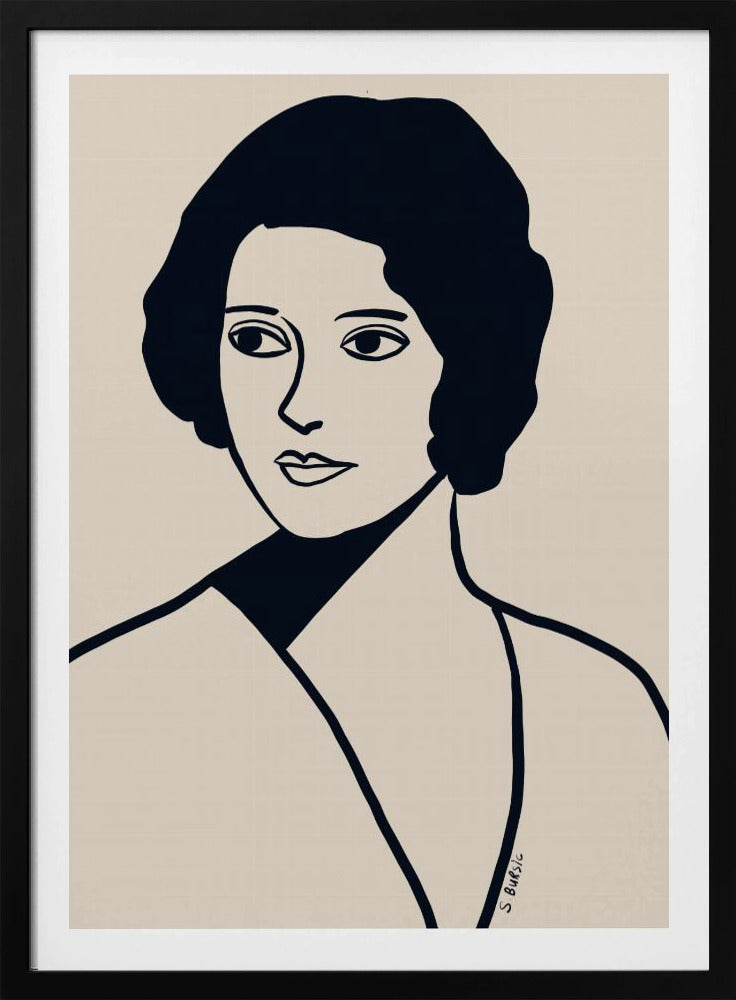 Vintage vrouw | Poster