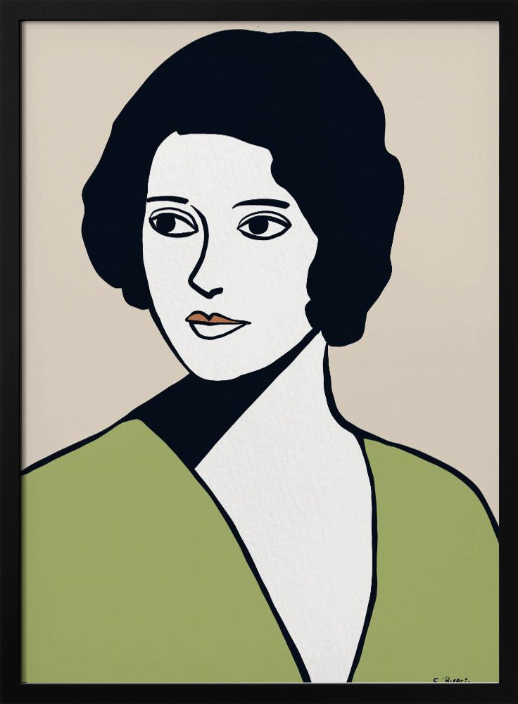 Vintage vrouw | Poster