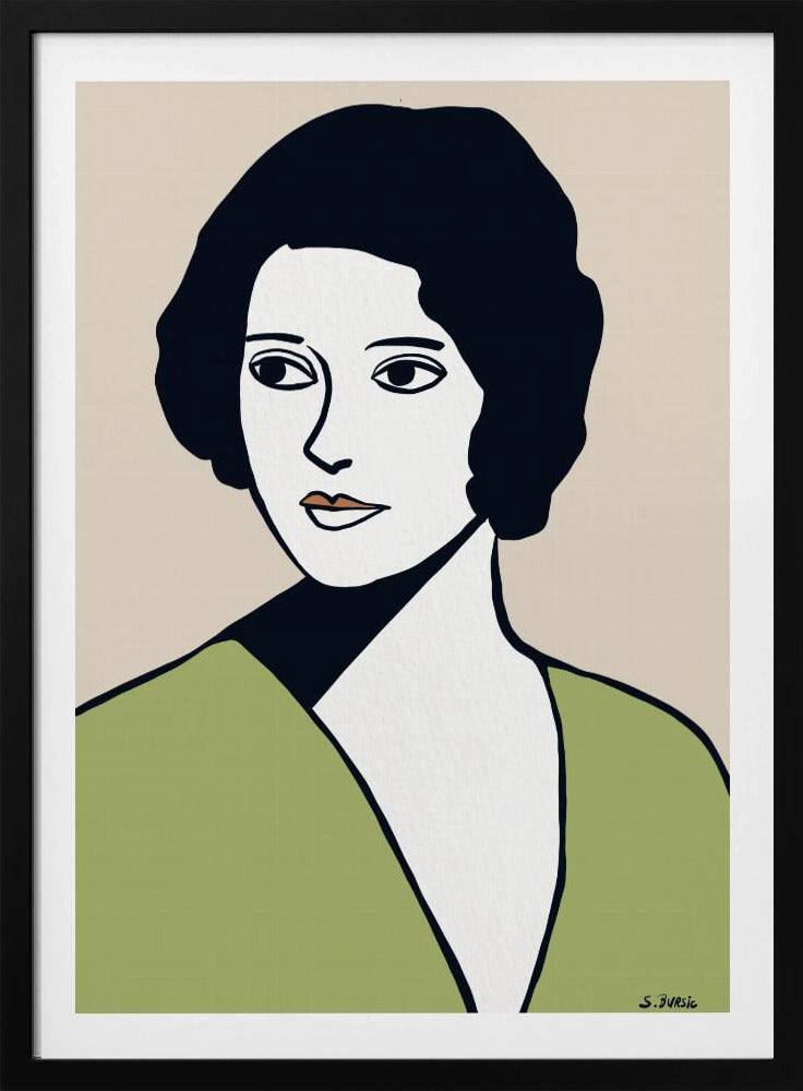 Vintage vrouw | Poster