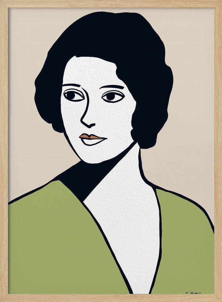 Vintage vrouw | Poster