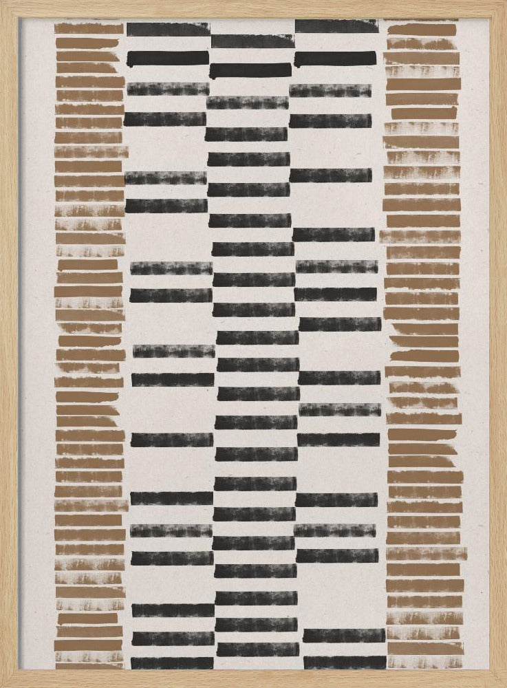 Gestreepte Harmonie | Poster