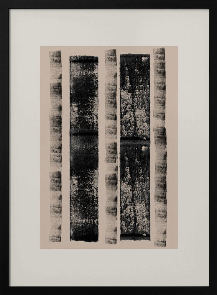 Monochrome lijnen | Poster