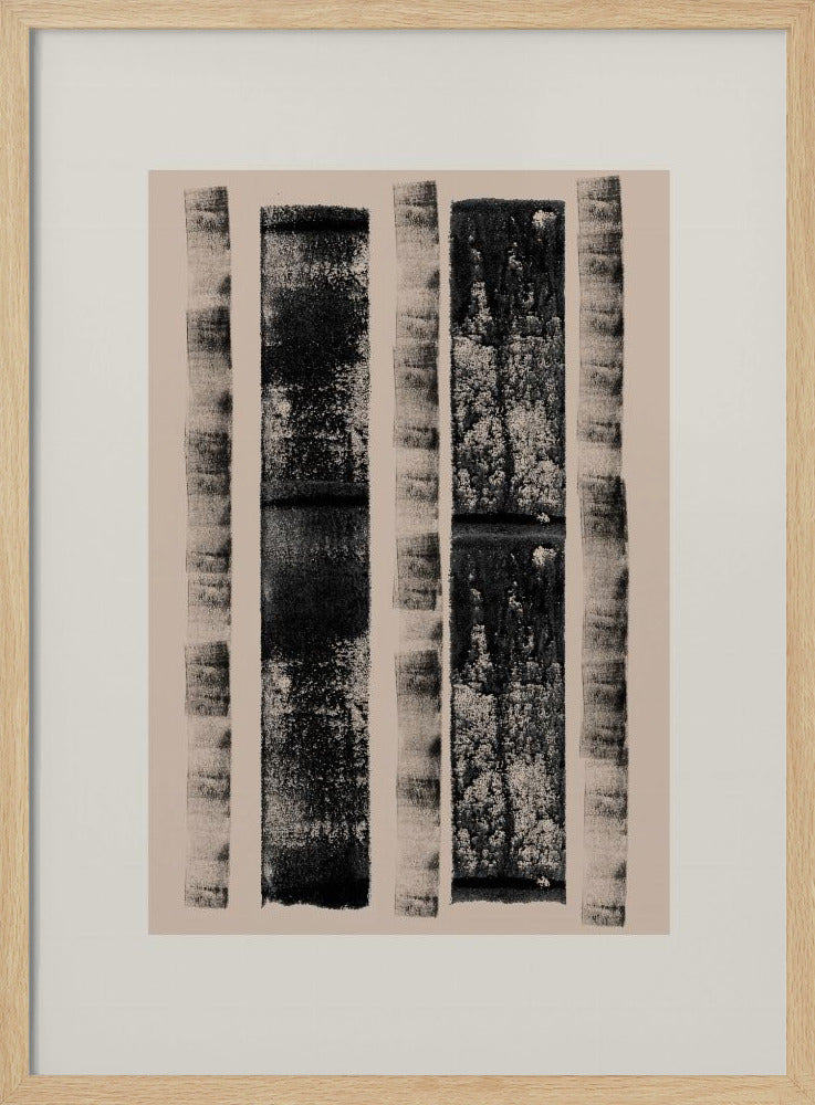 Monochrome lijnen | Poster