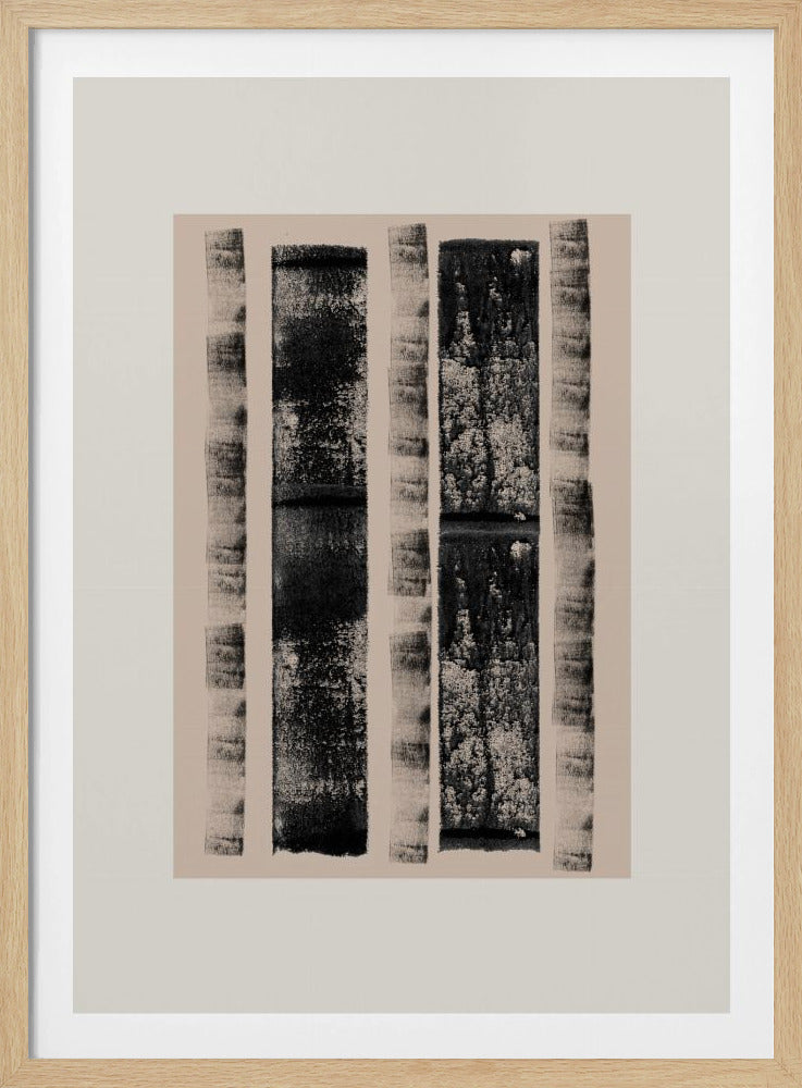 Monochrome lijnen | Poster