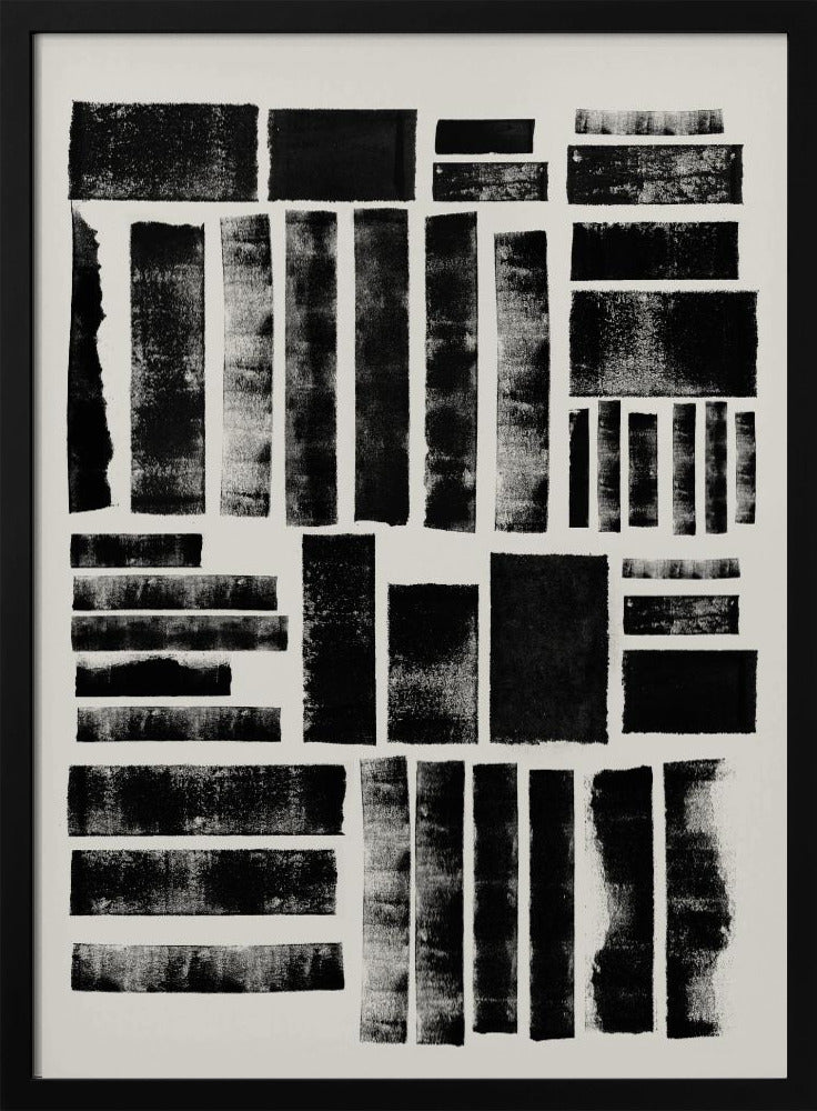 Monochrome Blocks | Poster