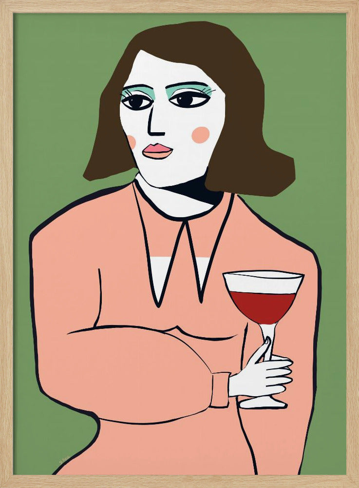 Wijndame | Poster