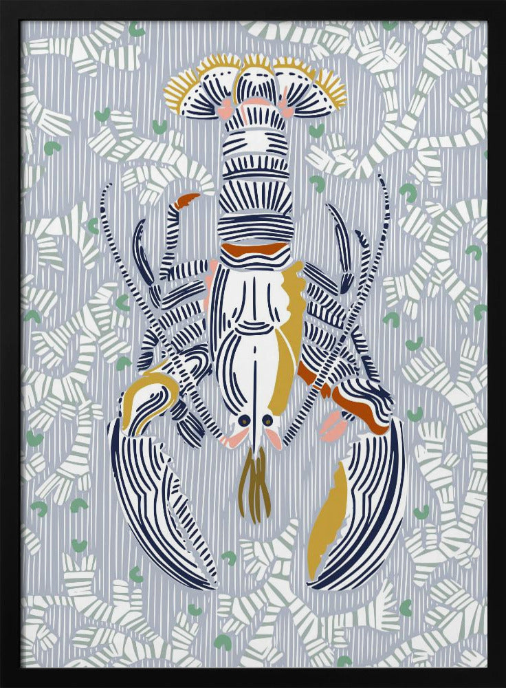 Schaaldierkern grijs | Poster