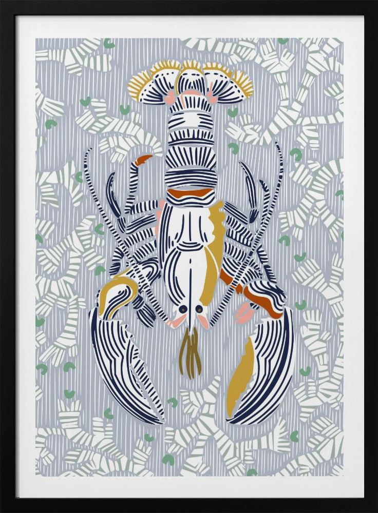 Schaaldierkern grijs | Poster