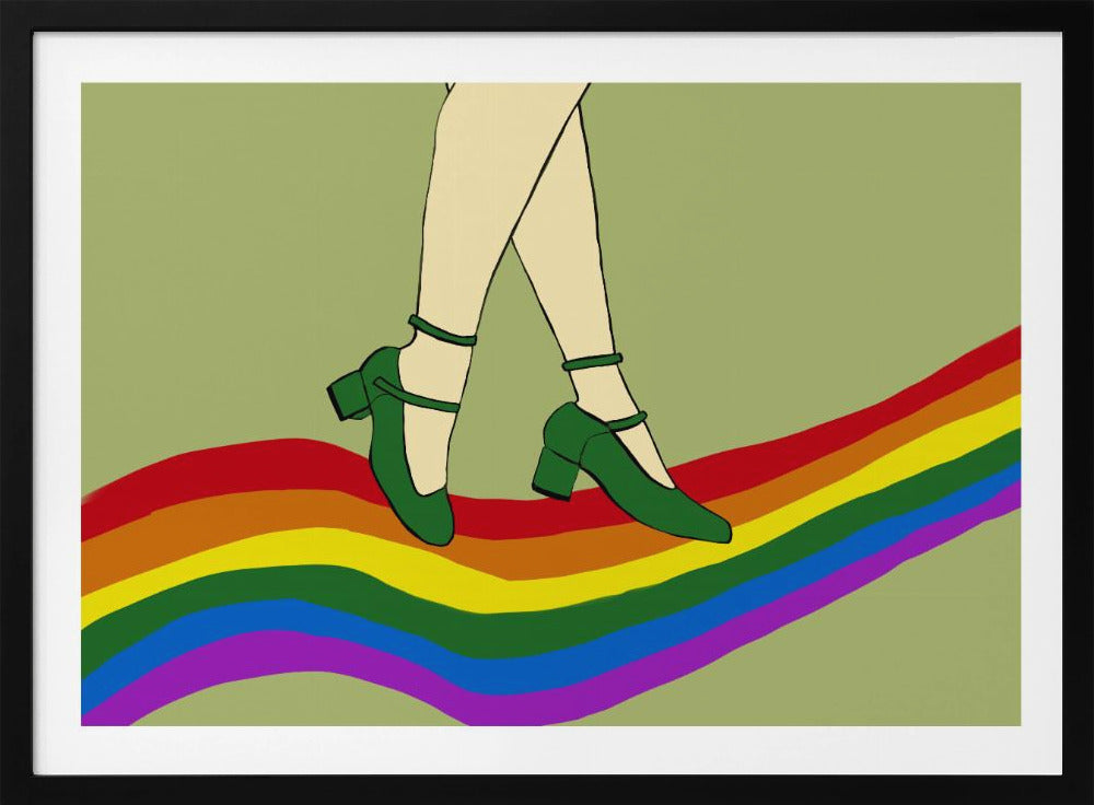 Regenboogwandeling | Poster