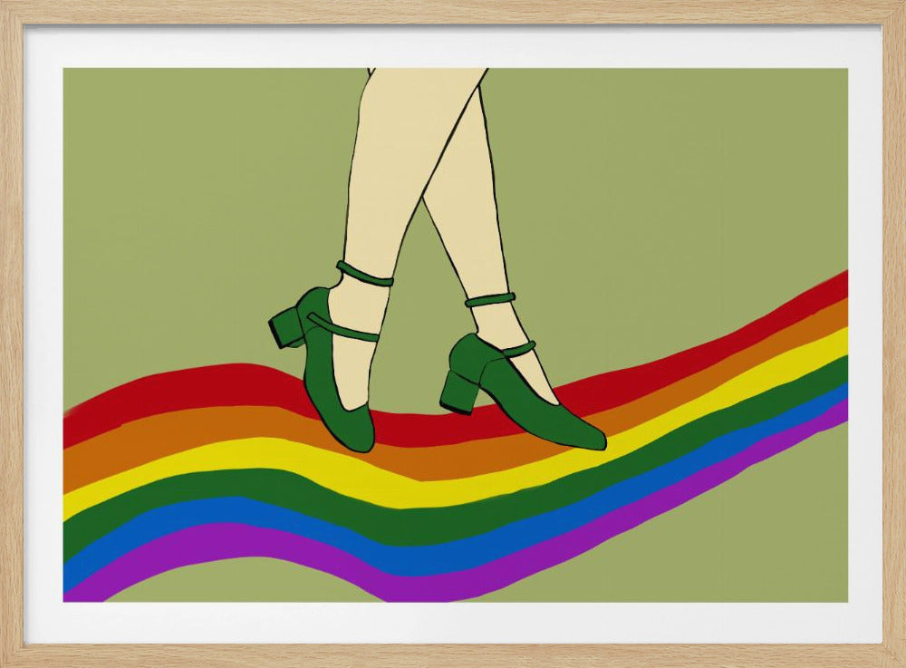 Regenboogwandeling | Poster