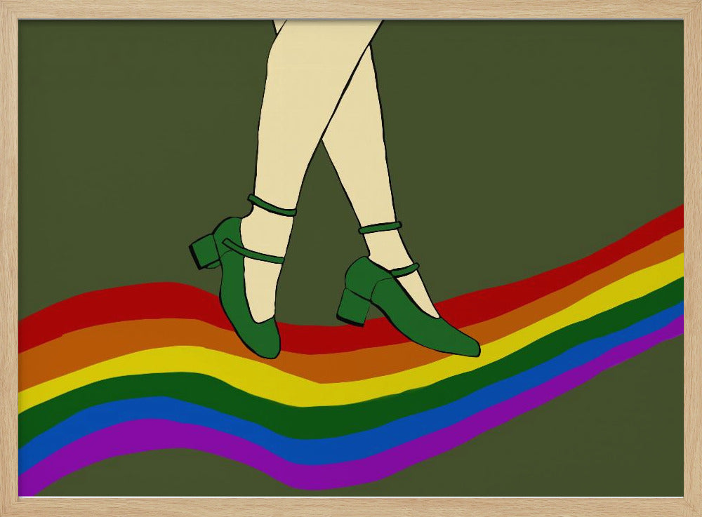 Regenboogwandeling | Poster
