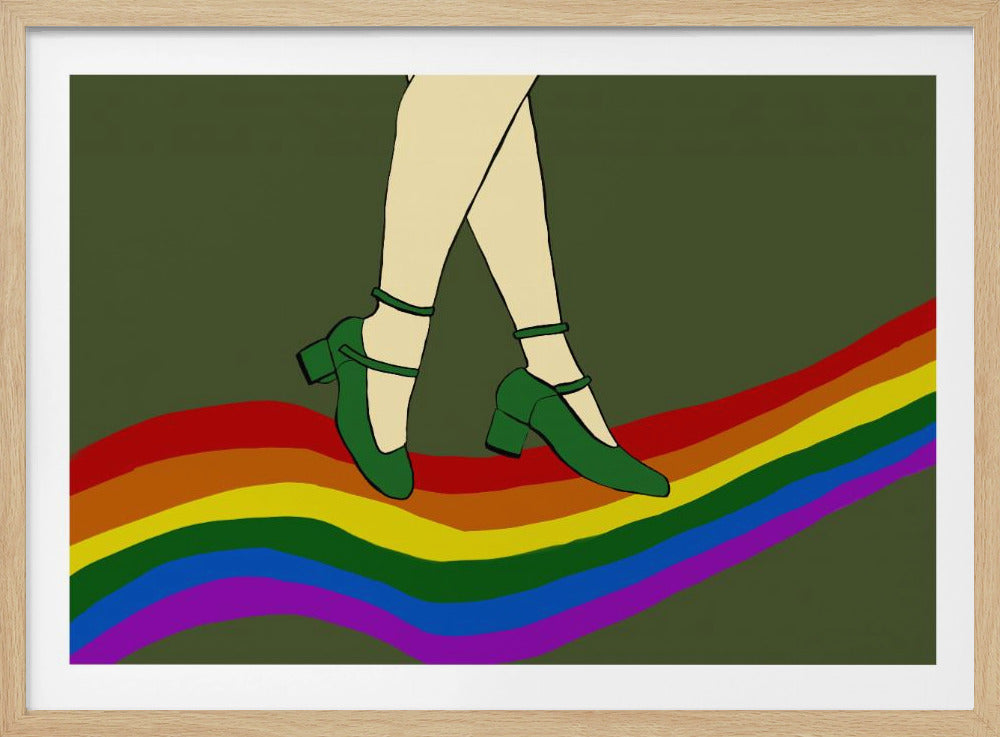 Regenboogwandeling | Poster