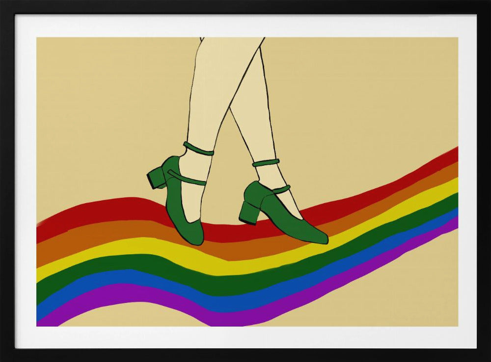 Regenboogwandeling | Poster