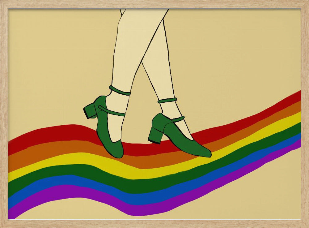 Regenboogwandeling | Poster