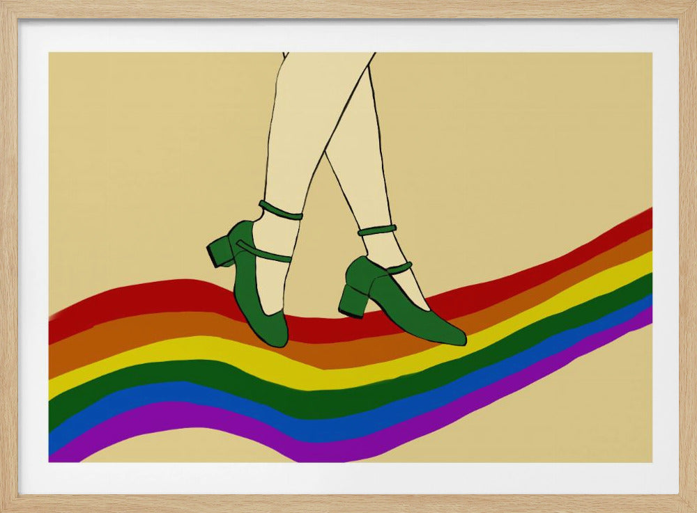 Regenboogwandeling | Poster