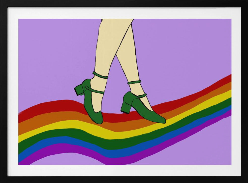 Regenboogwandeling | Poster