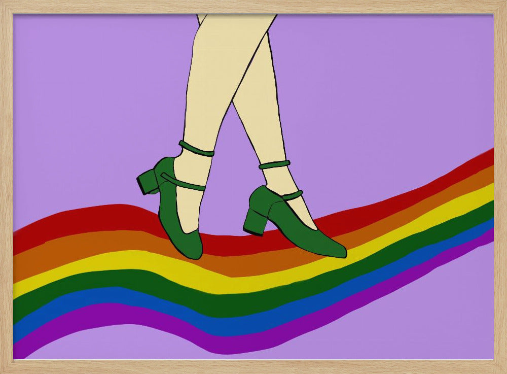 Regenboogwandeling | Poster