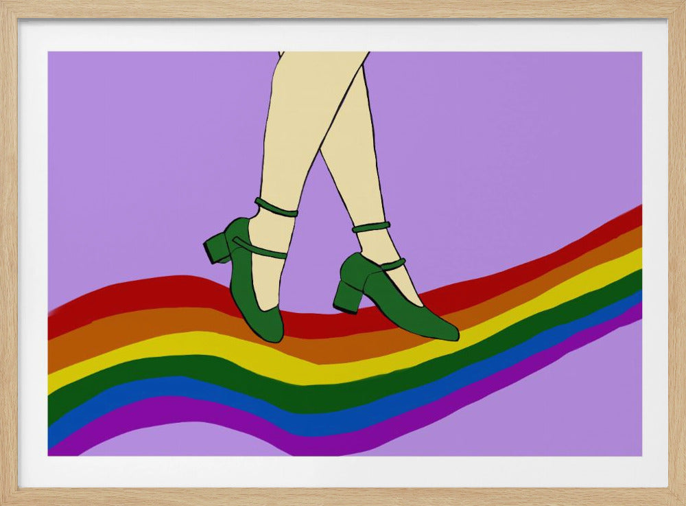 Regenboogwandeling | Poster