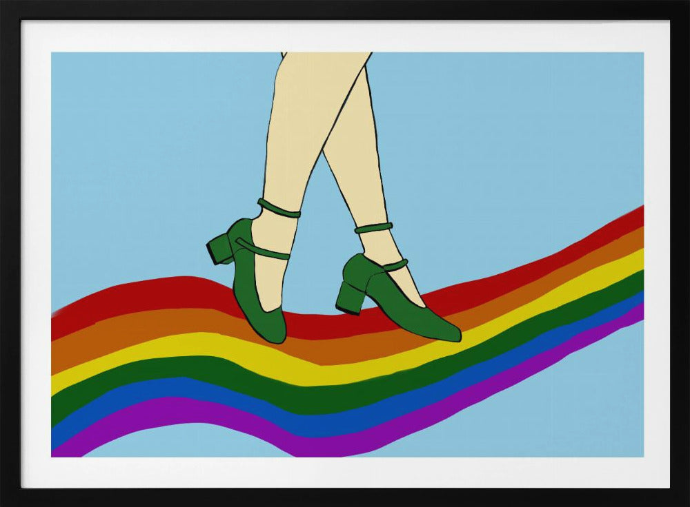 Regenboogwandeling | Poster