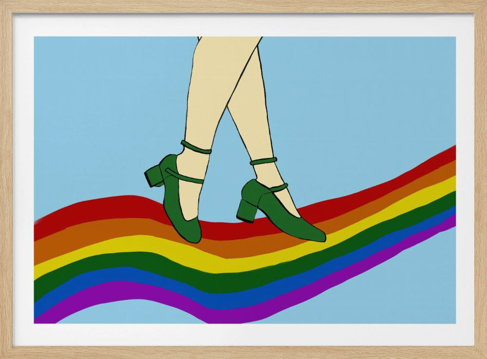 Regenboogwandeling | Poster