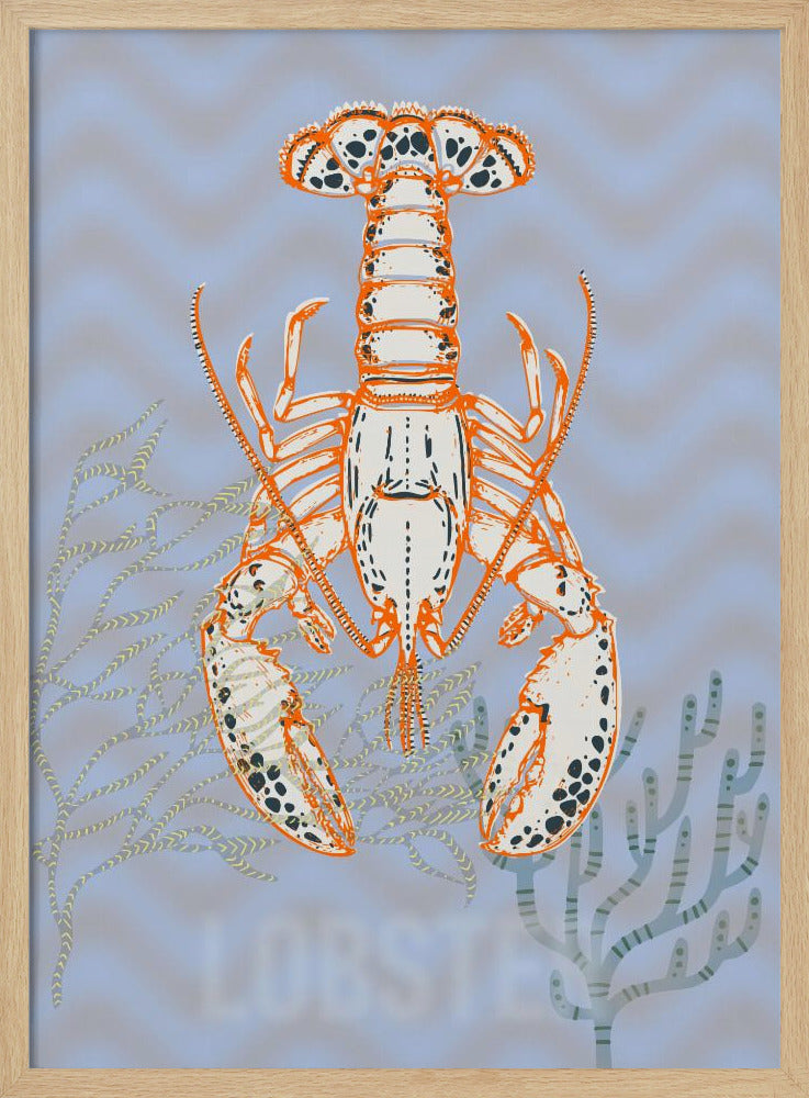 Zeekreeft Neptunus' vreugde | Poster