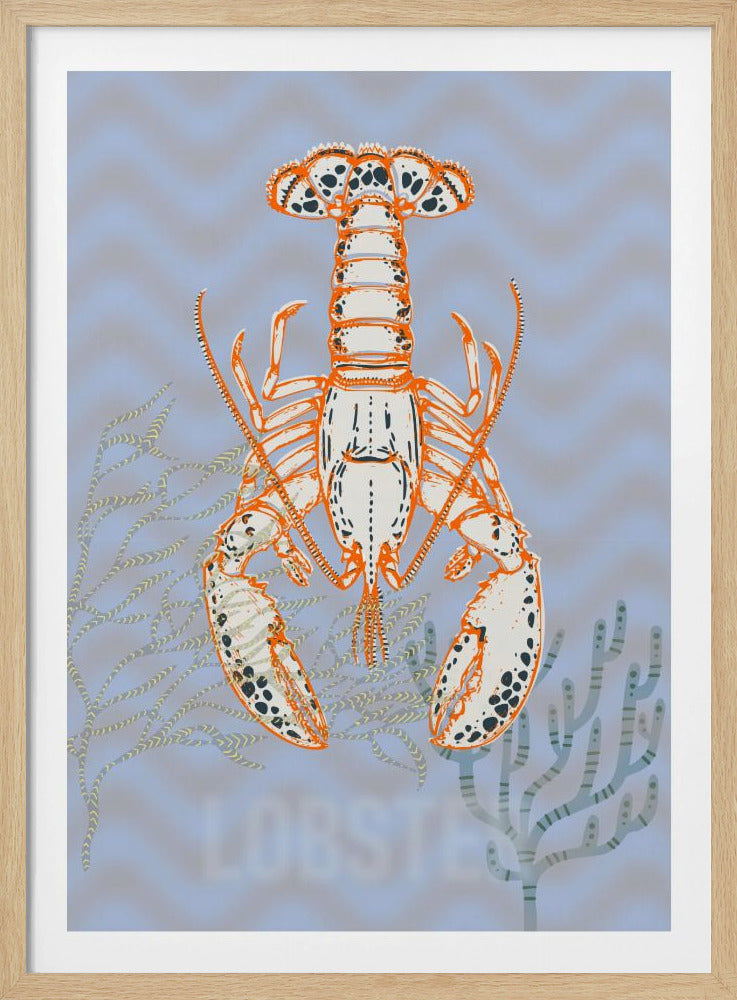 Zeekreeft Neptunus' vreugde | Poster