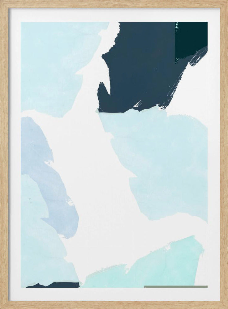 Blauwe stalen 2 | Poster