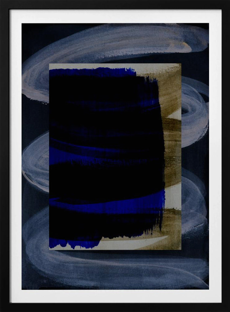 Abstract Brush Strokes 165 | Poster