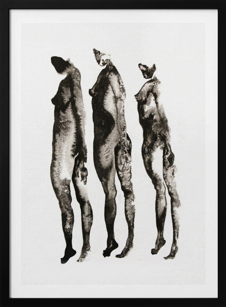 Figuurstudie 3x | Poster