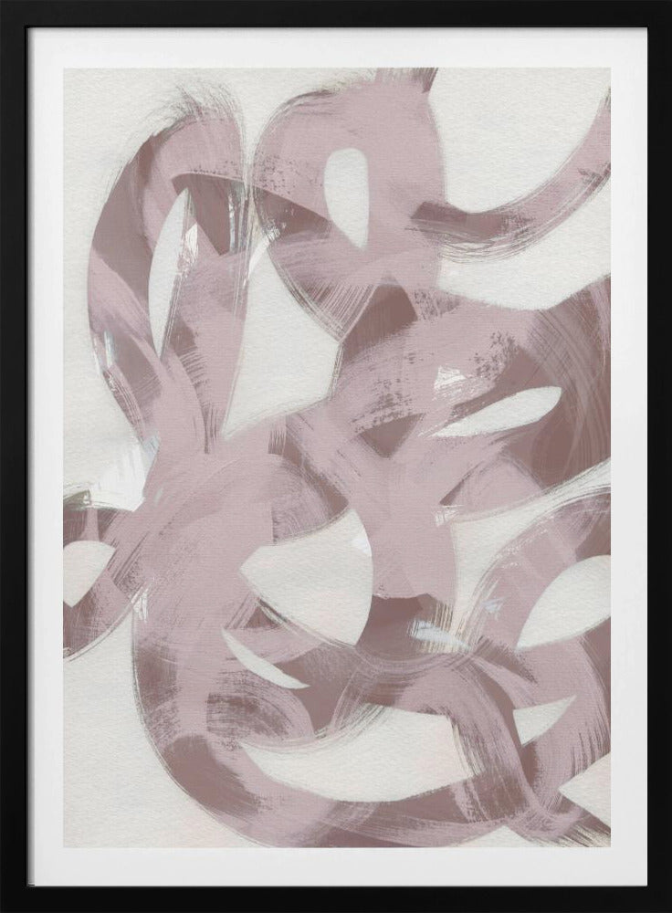 Abstracte penseelstreken 169 | Poster