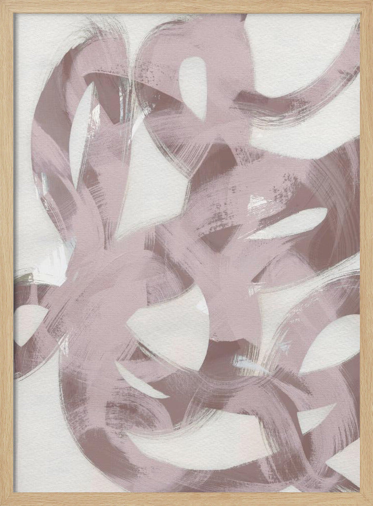 Abstracte penseelstreken 169 | Poster