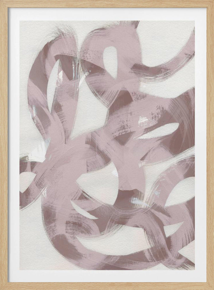 Abstracte penseelstreken 169 | Poster