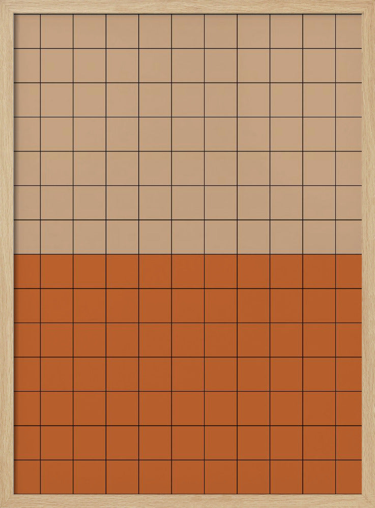 Herfstcharme vierkanten | Poster