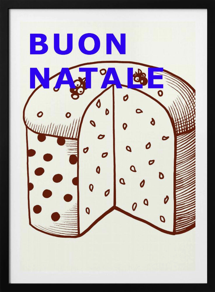 Bogen en kerstballen: Buon Natale | Poster