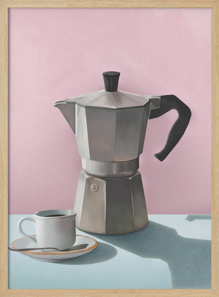 Moka Koffiepot | Poster