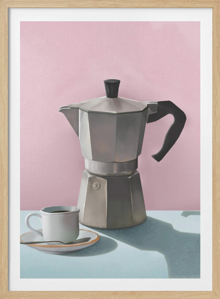 Moka Koffiepot | Poster
