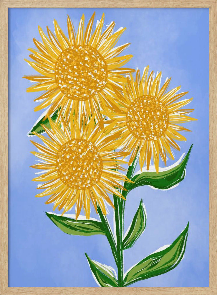 Zonnebloemen | Poster