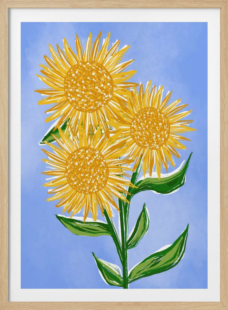 Zonnebloemen | Poster