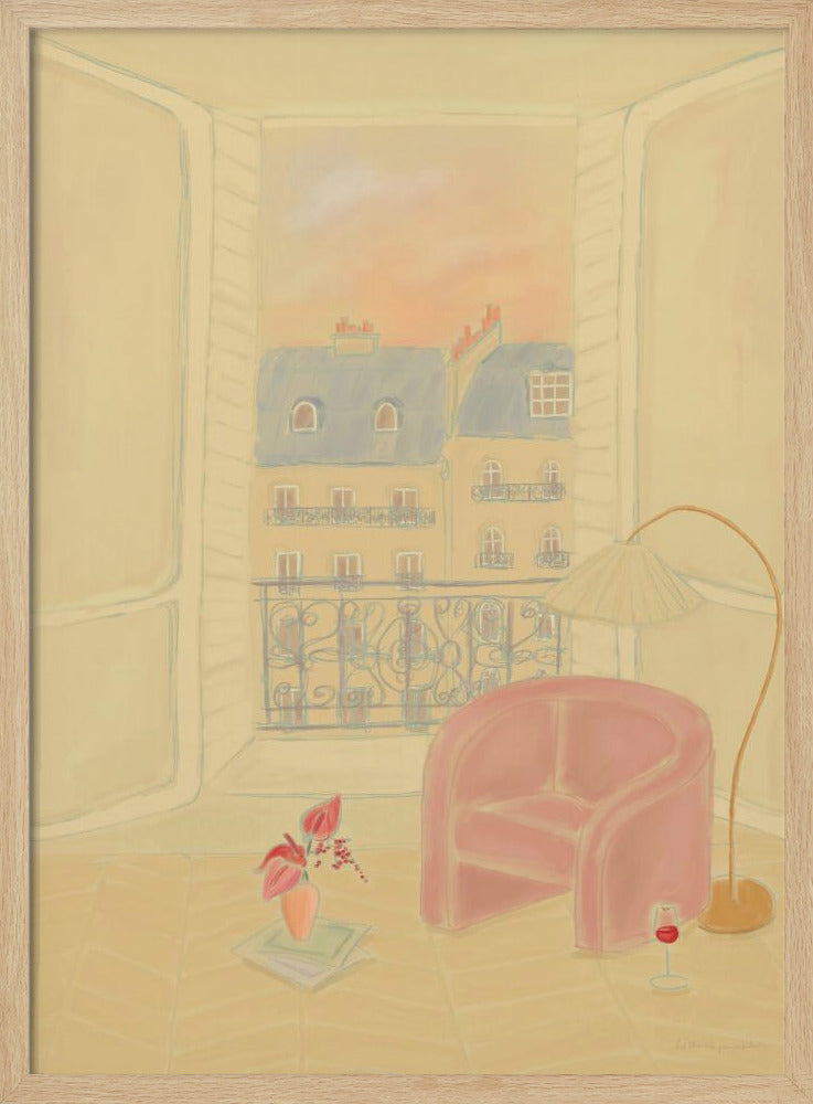 Gezellig appartement in Parijs | Poster