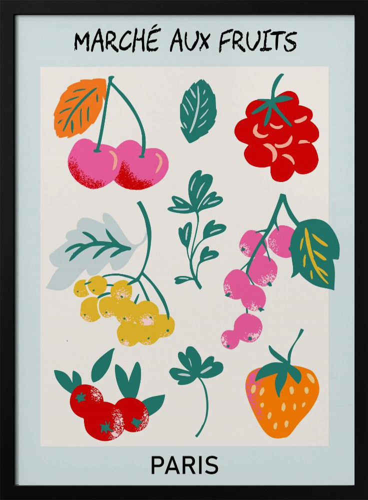 Fruitmarkt Parijs | Poster