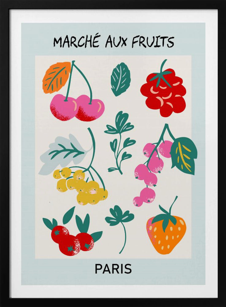 Fruitmarkt Parijs | Poster