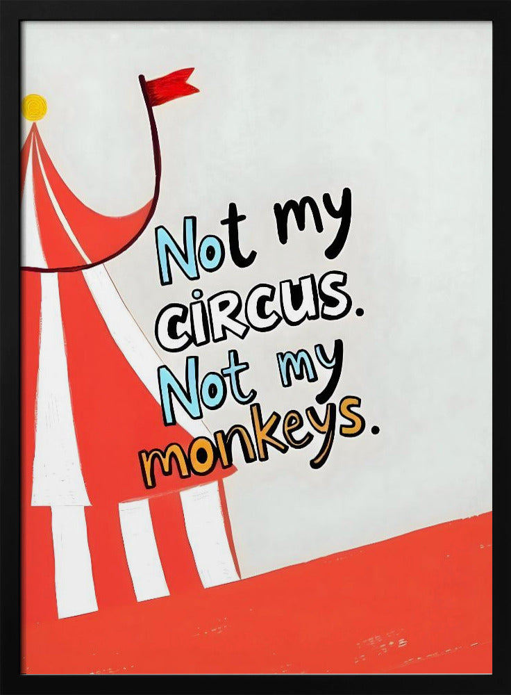 Niet mijn circus | Poster