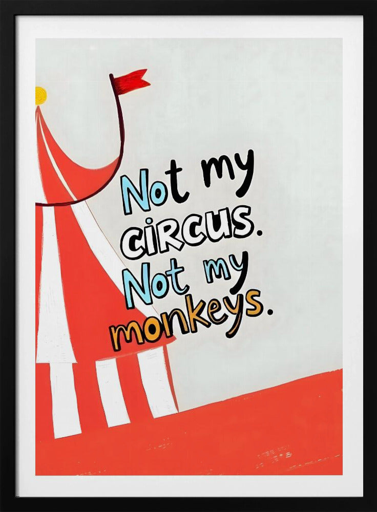 Niet mijn circus | Poster