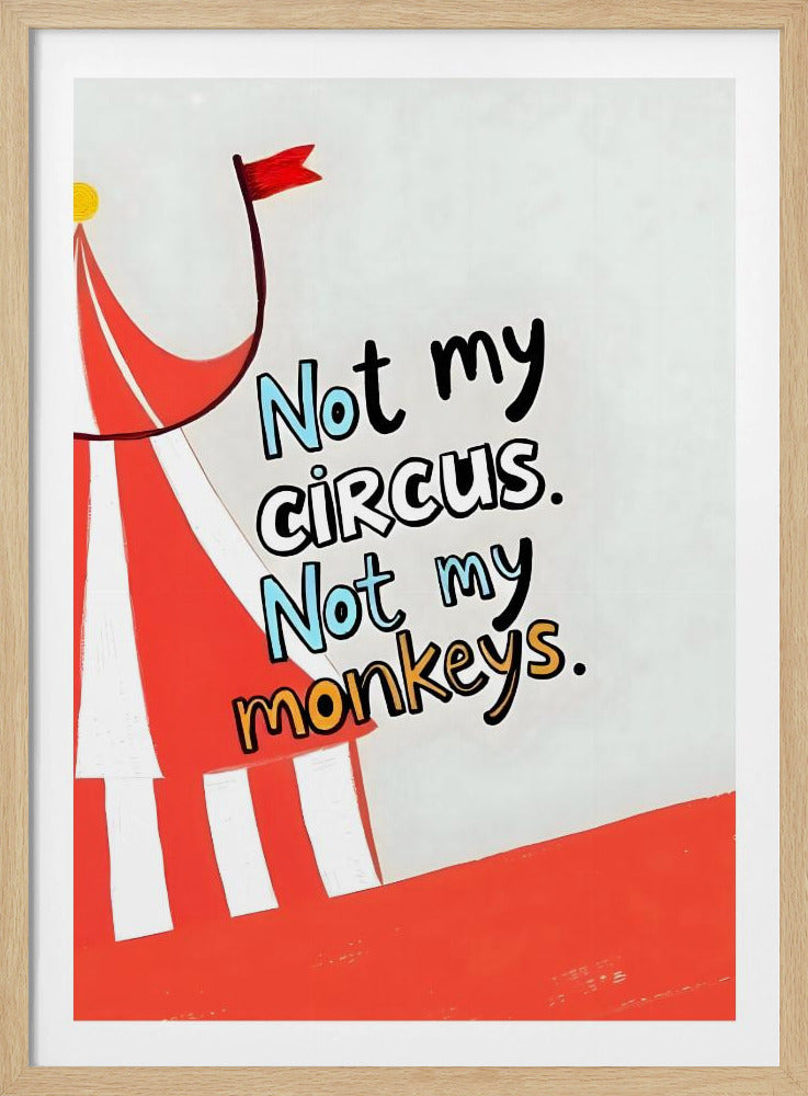 Niet mijn circus | Poster