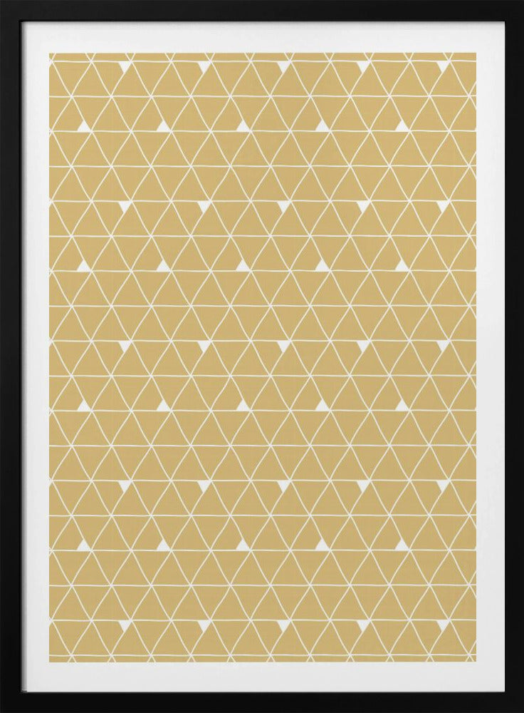 Driehoekpatroon #3 | Poster