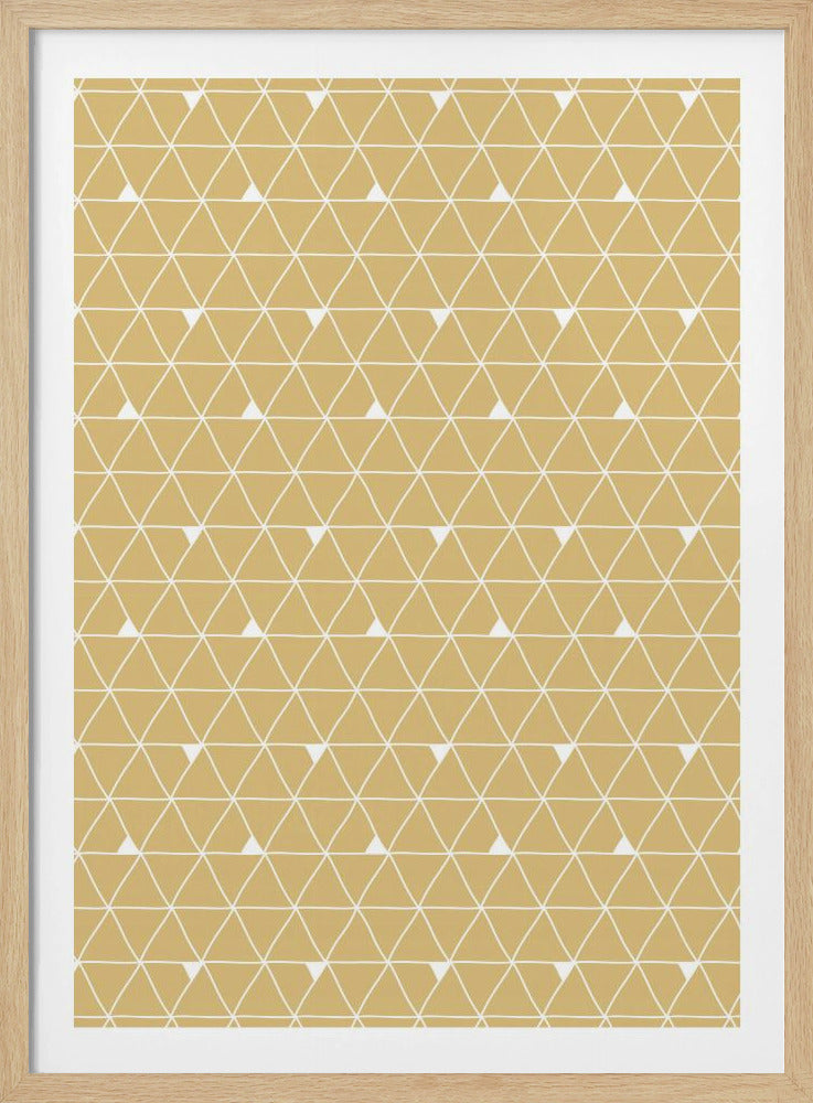 Driehoekpatroon #3 | Poster