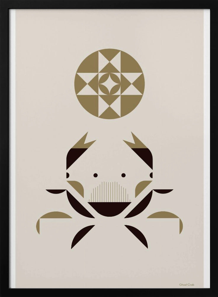 Gouden Dieren - Spookkrab (Wit) | Poster