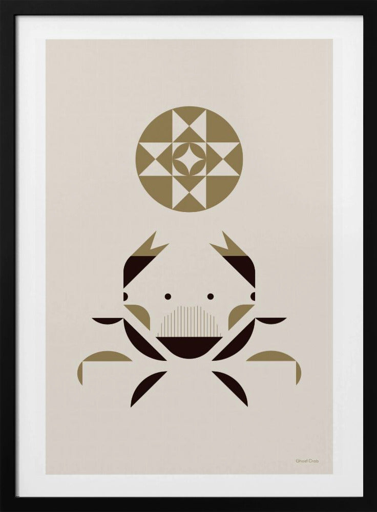 Gouden Dieren - Spookkrab (Wit) | Poster
